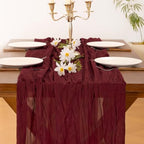 15 Pack Cheesecloth Table Runner Fall Boho Gauze Wedding Party Home Decor - Image 5