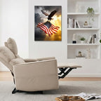 HomeifHue July 4th Patriotic Canvas Wall Art 4th of July USA Decorations American Flag Painting Picture Eagle Pictures for Wall Decor Independence Day Home Decor（F4 24x36in） - Image 3