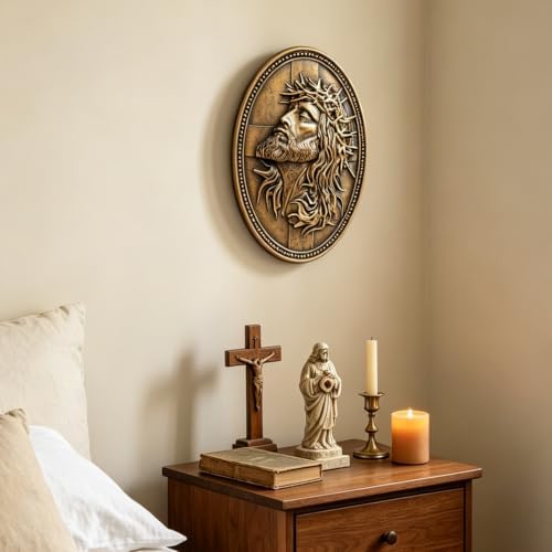 Vintage Jesus Cross Wall Decor,Cross Wall Art,Jesus Decor,Vintage Wall Art - Image 7