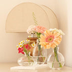 Glass Bud Vase Set of 28 Pcs for Rustic Wedding Centerpieces - Image 5