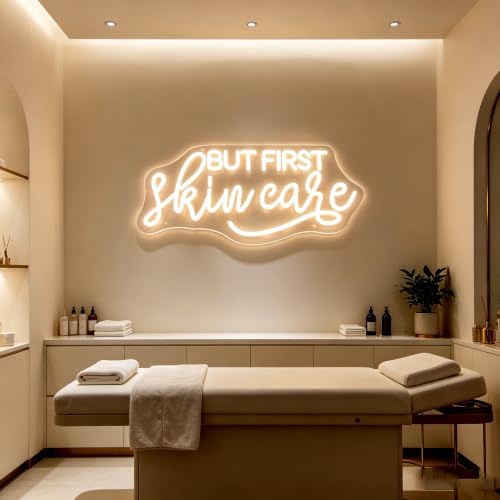 But First Skin Care Neon Sign LED Neon Light for Wall Decor - Image 6