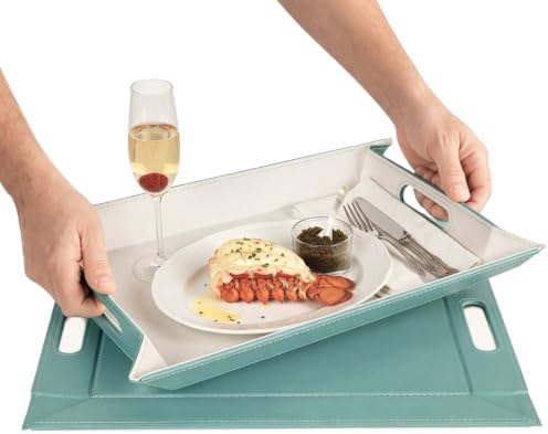 2-in-1 Serving Tray & Placemat | Faux Leather & Reversible by FREEFORM