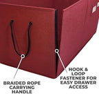 612 Vermont Christmas Ornament Storage Box, Adjustable Acid-Free Dividers - Image 6