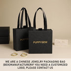 40 pcs paper boxes 9 x 9 x 3.5 cm, black luxury gift storage, jewelry gift storage box for earrings necklaces bracelets rings - Image 5