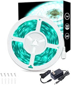 Teal 30 Foot Led Lights Strip Indoor Rope Lights Easy DIY Cuttable Strip Lights for Room Bathroom Living Room Kitchen Ceiling Wall Vanity Mirror Decor by Aalnfe