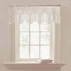 Achart Macrame Curtains Macrame Valance Doorway Window Curtain Panels by Achart