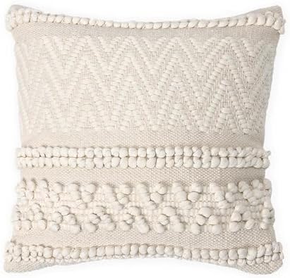 · REDEARTH · Boho Textured Handwoven Throw Pillow Cases - Boho Chic Natural - Image 4