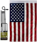 Independence Day Flag American Flags For Outside House Garden Stake Kit Wall Decor Home Cemetery Decoration For Grave Yard 4th Of July US Poster 911 Memorial Door Canvas USA Poster Gifts by Unknown
