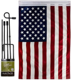 Independence Day Flag American Flags For Outside House Garden Stake Kit Wall Decor Home Cemetery Decoration For Grave Yard 4th Of July US Poster 911 Memorial Door Canvas USA Poster Gifts by Unknown