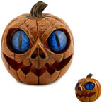 Halloween Pumpkin Decor Spooky Pumpkin Figurine Resin Statue, Blue by Unknown