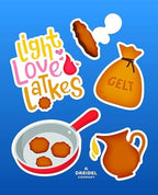 The Dreidel Company Large Hanukkah Window Clings Decals, Chanukah Theme Clings Decorations (384 Hanukkah Decals) - Image 3