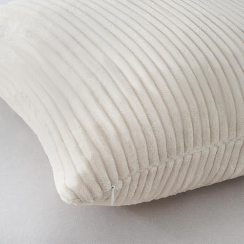 Topfinel 20x20 inch 4 Pack Black and White Decorative Throw Pillow Covers,Soft Velvet Modern Unique Designs,Mix and Match for Home Fall Decor,Cushion Covers Set of 4 (Black/White) - Image 2