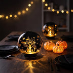 Halloween Decorations Rotating Lamp with Timer Halloween Figurine Light - Image 5