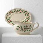 Lenox Holiday Porcelain Christmas Gravy Boat with Stand, 16oz - Image 6