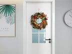 Fall Wreath for Front Door Artificial Peonies Autumn Winter Wreaths for Front Door Outside Wall Or Window Décor (Brown) - Image 5