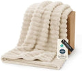 Bedsure Soft Twin Blanket for Bed Decor Gifts Khaki 60"x80" by BEDSURE