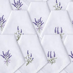 HunnmingRe 12 Pcs Spring Floral Cloth Napkins 100% Cotton, 17x17inch - Image 6