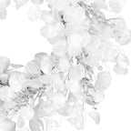 National Tree Company Artificial Christmas Wreath, White, Winter Frost, 24 inch - Image 3