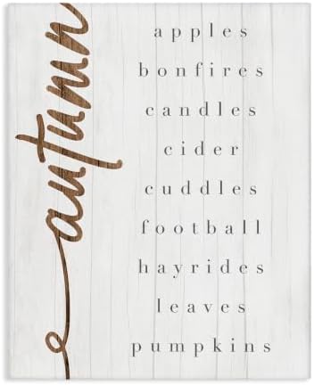 Autumn Harvest Country Charm, 36 x 48 Inch Canvas Wall Art by StupellIndustries