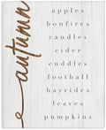 Autumn Harvest Country Charm, 24 x 30 Inch Canvas Wall Art by StupellIndustries