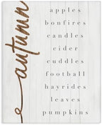 Autumn Harvest Country Charm, 24 x 30 Inch Canvas Wall Art by StupellIndustries