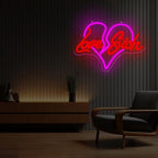 Heart Broken Love Neon Sign 15x10.1in LED Wall Light USB Powered Dimmable - Image 3