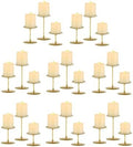 Romadedi Pillar Candle Holder Plates, Gold Centerpiece Stands, Set of 24 by ROMADEDI