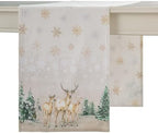 Maison d' Hermine Table Runner 100% Cotton 14.50" x 72" (Double Layer) by MaisondHermine