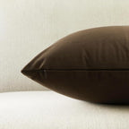 JUSPURBET 28x28 Euro Velvet Throw Pillow Covers Set of 2,Brown - Image 6