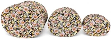 Sarah's Hat Boxes – Floral Decorative Gift Box | Elegant Reusable Storage Boxes for Gifts, Keepsakes, Jewelry, or Special Items | Unique Printed Design (Set of 3, Floral) - Image 3
