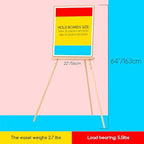MEEDEN Wood Easel Stand for Display: Wooden Display Tripod Stand for Poster - Image 2