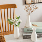 Ceramic Bud Vases, White, Set of 10 - Image 2