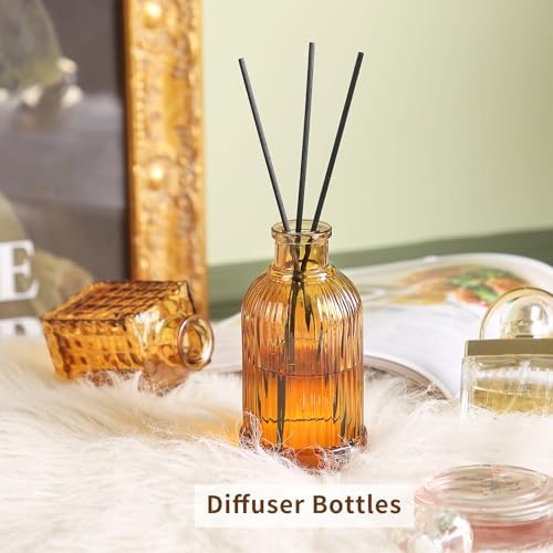 Glass Bud Vases,Small Vase for Flower,Vases for Centerpieces,Vintage Mini Vases for Wedding Decor,Home Table Decorations Diffuse Bottles,Ideals for Gifts(Pack of 30,Dark Brown) - Image 4