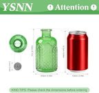 15 Pcs Green Bud Vases Set, Baby Shower Decorations, Wedding Table Decor - Image 2