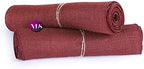 VDS Pack of 20, Burlap Table Runner 100% Natural Jute Rustic Hessian Table Cloth Centrepiece for Wedding Bridal Shower Birthday Event Party Banquet Table Decoration (Size 12X108 Inch)(Maroon) - Image 5