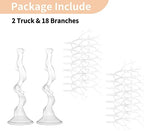 NUPTIO Artificial White Tree Branch for Christmas, 22.8 Inch, 2 Pcs - Image 6