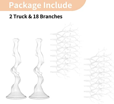 NUPTIO Artificial White Tree Branch for Christmas, 22.8 Inch, 2 Pcs - Image 6