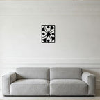 GlintHome Minimalist Wall Art - Black Abstract Metal Wall Decor 3D Textured Metal Wall Sculptures for Living Room Bedroom Bathroom Study Room - Image 5