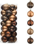 Valery Madelyn 35ct Christmas Tree Decorations Ball Ornaments 2.36 Inches by ValeryMadelyn