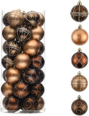 Valery Madelyn 35ct Christmas Tree Decorations Ball Ornaments 2.36 Inches by ValeryMadelyn