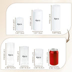 36Pcs White Pillar Candle Set with Glass Holders - Ideal for Wedding Centerpieces, Party Table Decor, and Home Styling - Image 7
