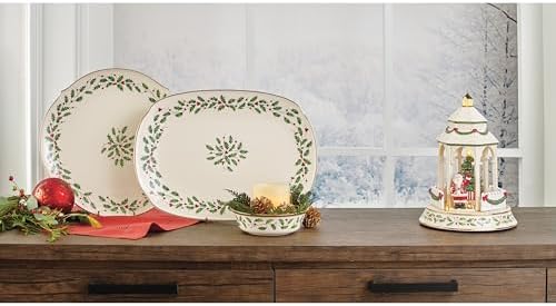 Lenox Holiday Porcelain Oblong Christmas Serving Platter - Image 5