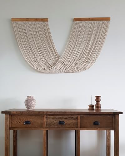 Knots & Beyond Macrame Wall Hanging Large, Boho Wall Tapestry, Bohemian Wall Decor, Fiber Wall Art - Image 4