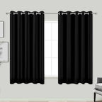 KOUFALL Short Blackout Curtains for Windows Bedroom,Black Out Curtain 54 Inch Long x 72 Inch Extra Wide,Room Darkening Thermal Insulated Curtain Panels by KOUFALL