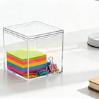 KissYou Acrylic Box 12 Packs Clear Boxes with Lids Plastic Square Cube for Display Small Storage Boxes Birthday Graduation Party Favor Candy Boxes - Image 5