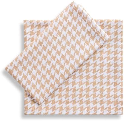 FINGERCRAFT Cloth Napkins Set of 12, 100% Cotton, 20x20 Inch, Dusty Pink - Image 3