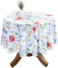 Maison d' Hermine Table Cloth Round Table Reusable 100% Cotton 63" Diameter by MaisondHermine