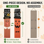 One-Piece Reversible Halloween Thanksgiving Porch Sign - Image 3
