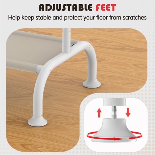 GloTika Christmas Stocking Holder Stand with Shelf, 8-Hook, Metal - Image 5
