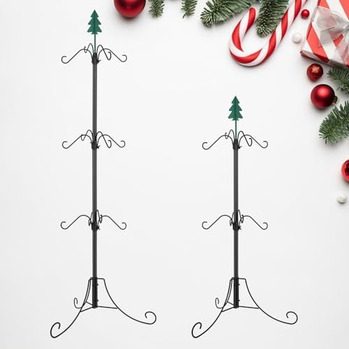 Max 62" Christmas Stocking Holder Stand with 12 Hooks by Bvomheez